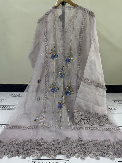 Mauve Purple Jugno 2pc