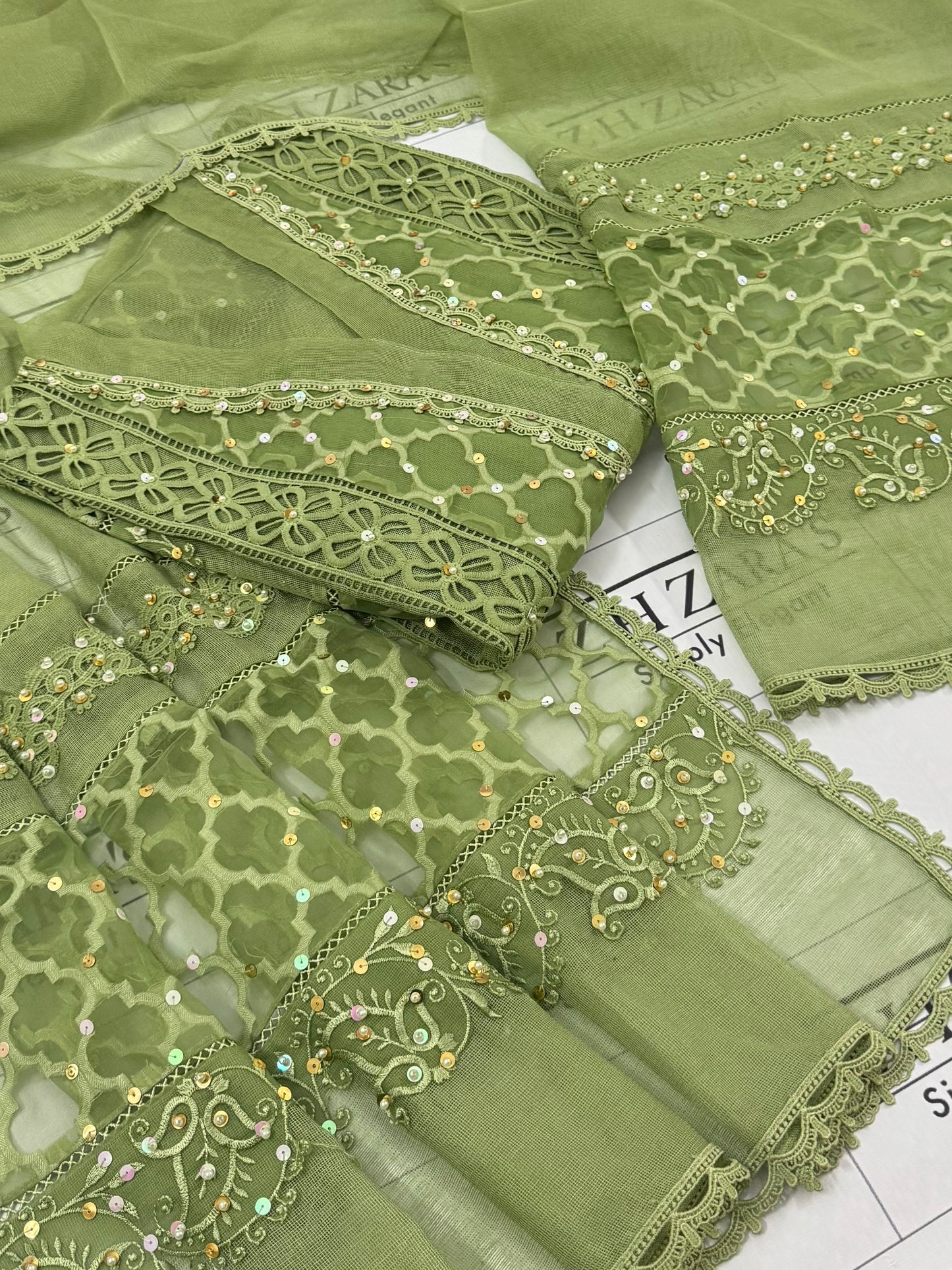 Olive Mint Green V2 Heer 2pc