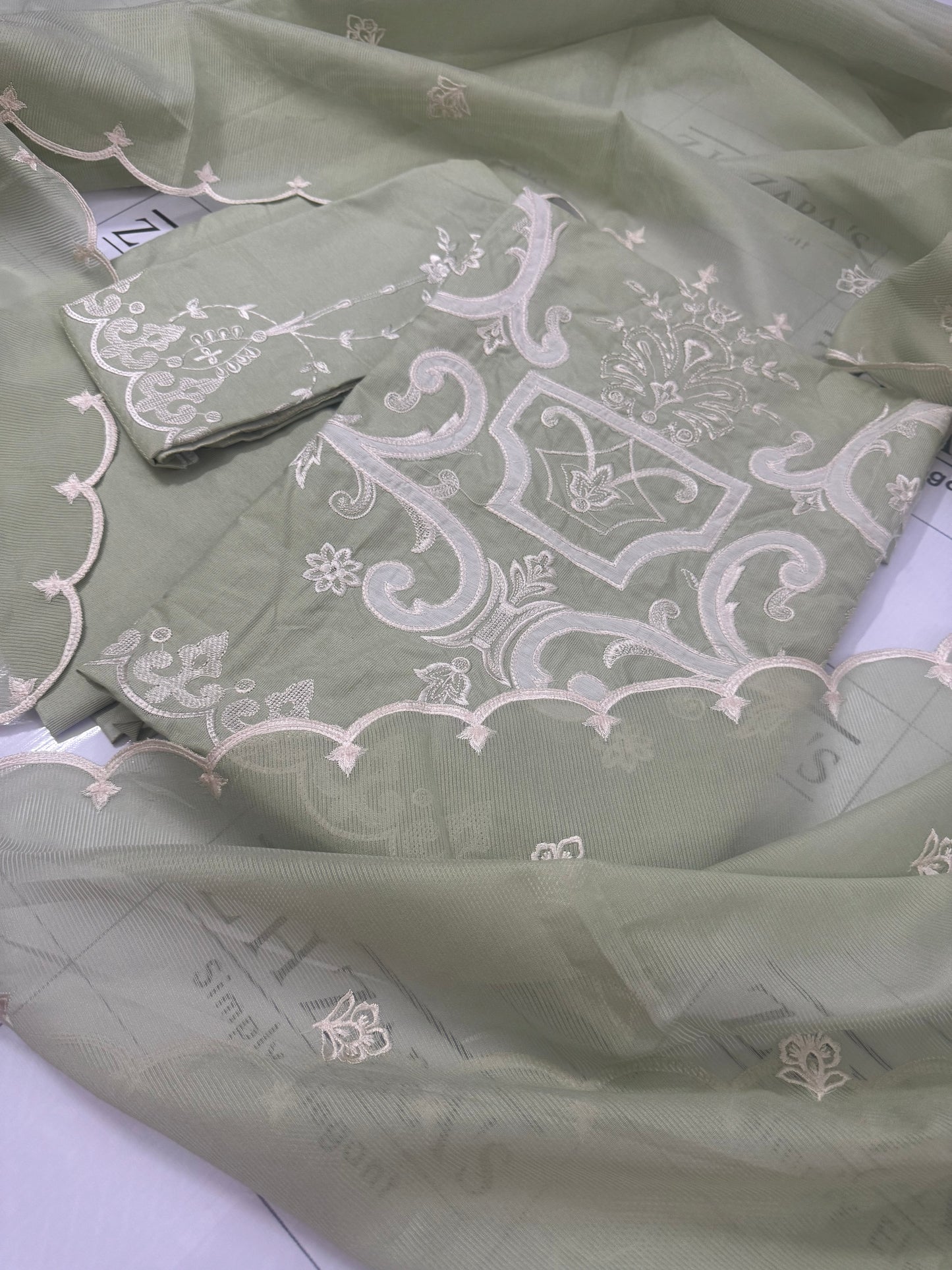 Mint Green Noor E Zar 3pc