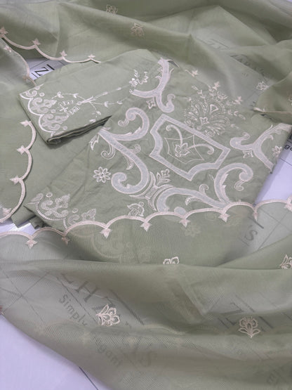 Mint Green Noor E Zar 3pc
