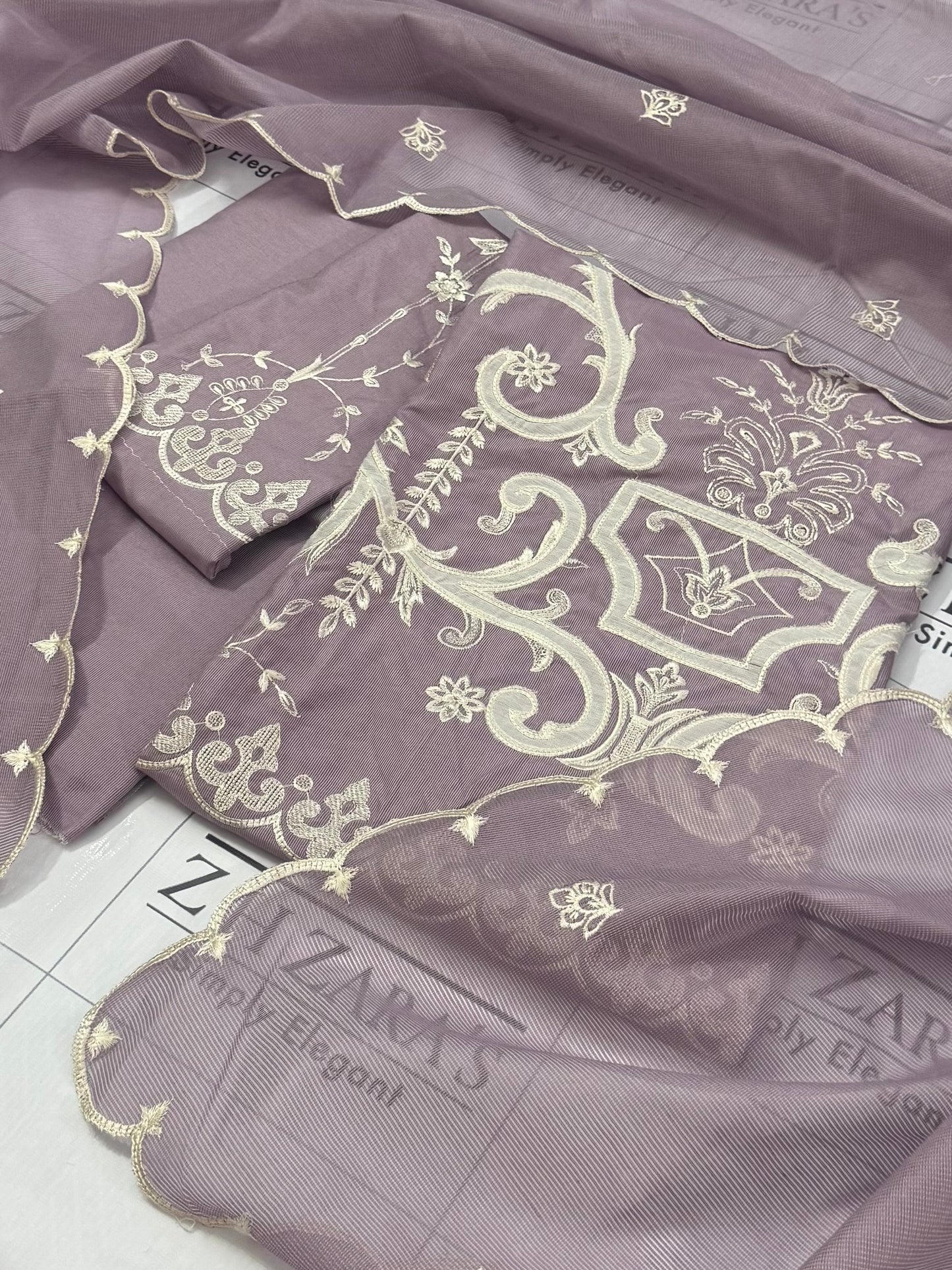 Lavender Noor E Zar 3pc