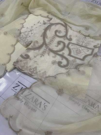 Ivory Noor E Zar 3pc