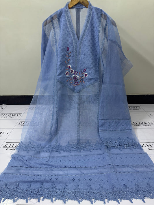 Ice Blue Falak 3pc