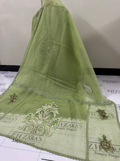 Apple Mint Green Falak 3pc