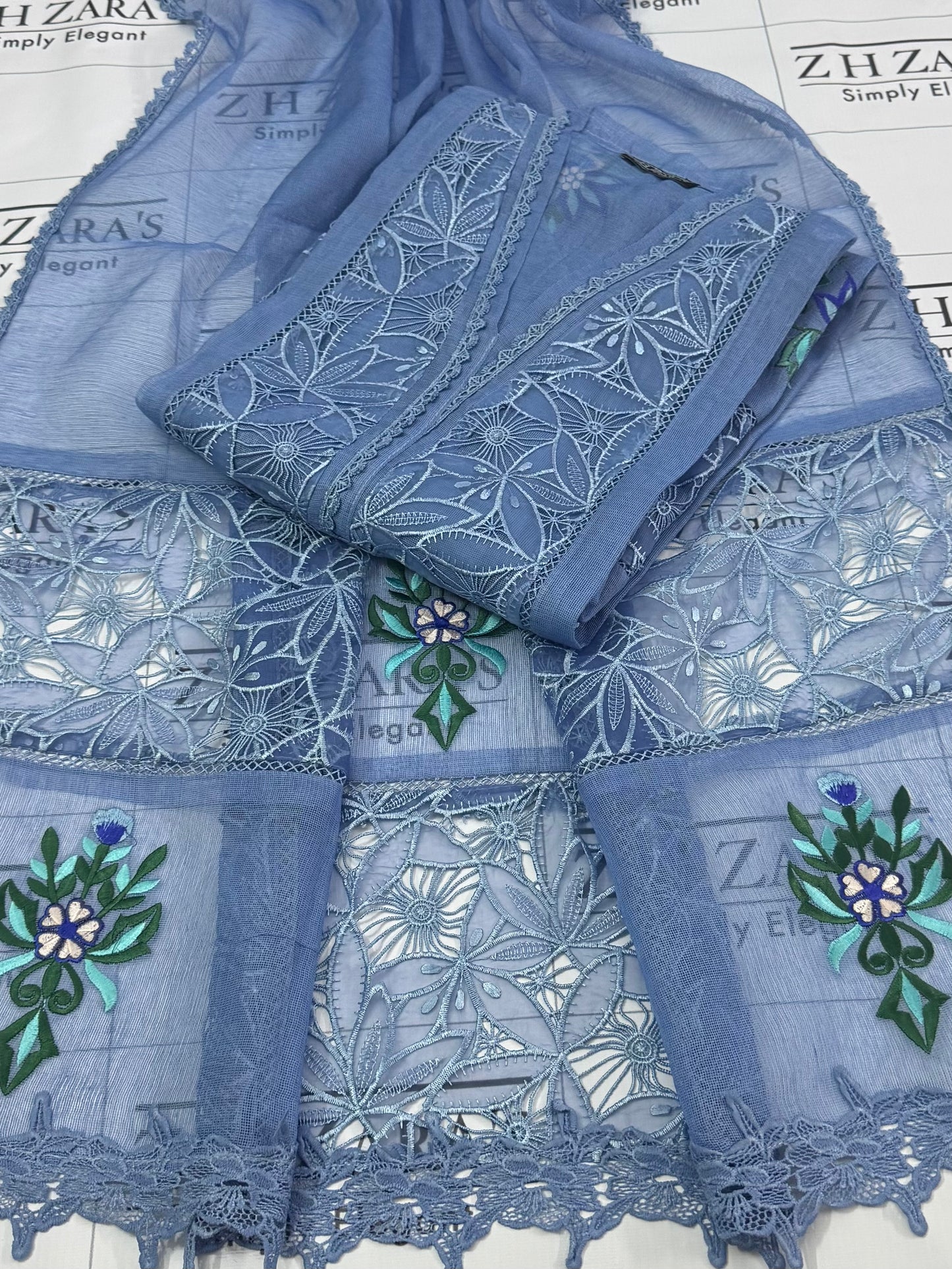 Ocean Blue Crochet 3pc