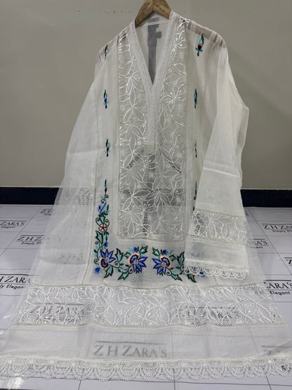 White Crochet 3pc
