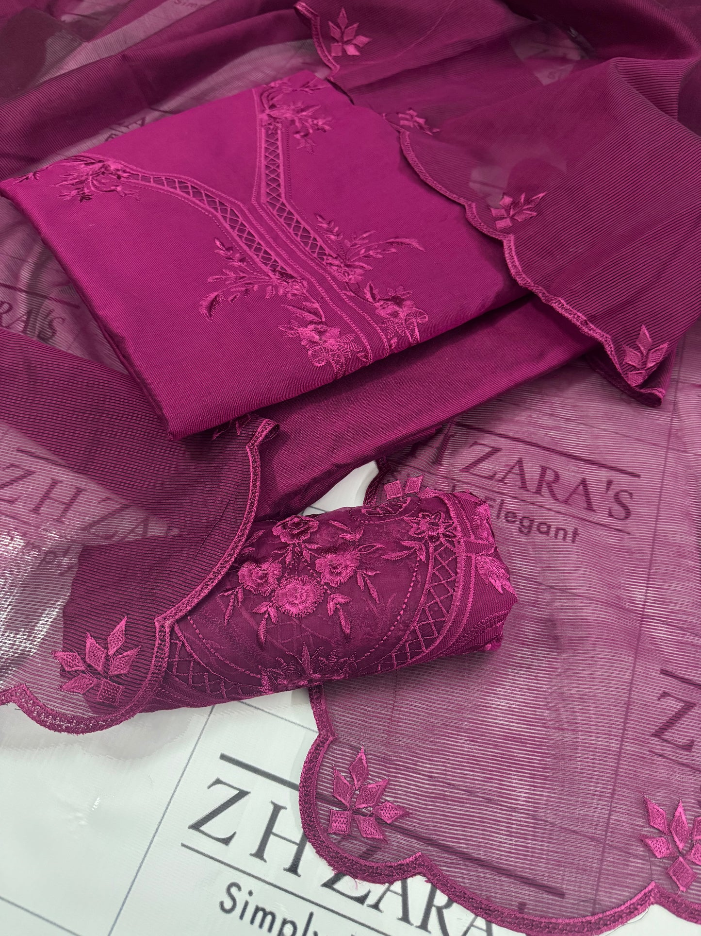 Hot Pink Aarzoo 3pc