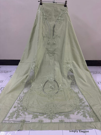Powder Mint Green Aarzoo 3pc