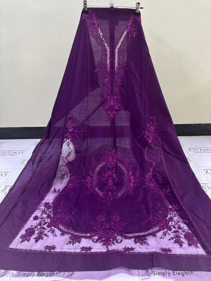 Plum Purple Aarzoo 3pc