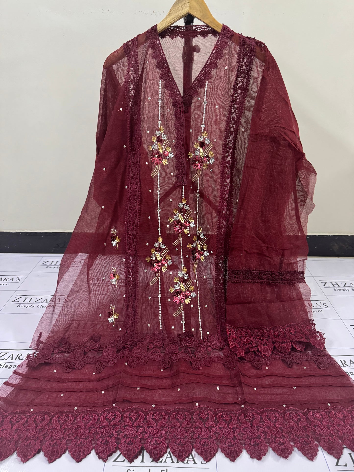 Maroon Jugno 2pc