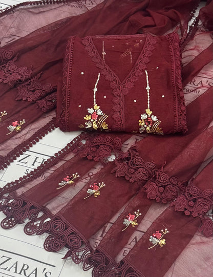 Maroon Jugno 2pc