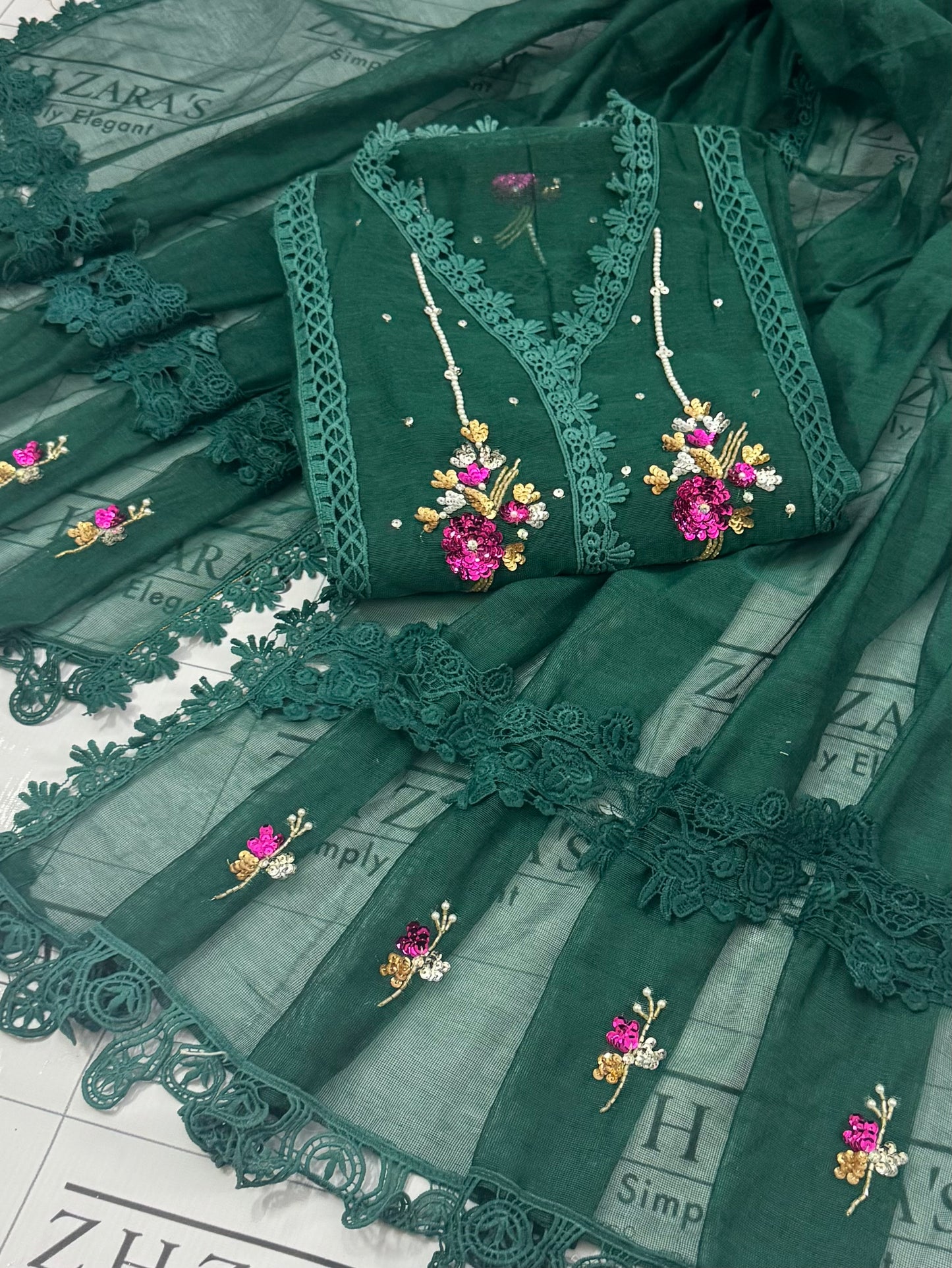 Emerald Green Jugno 2pc