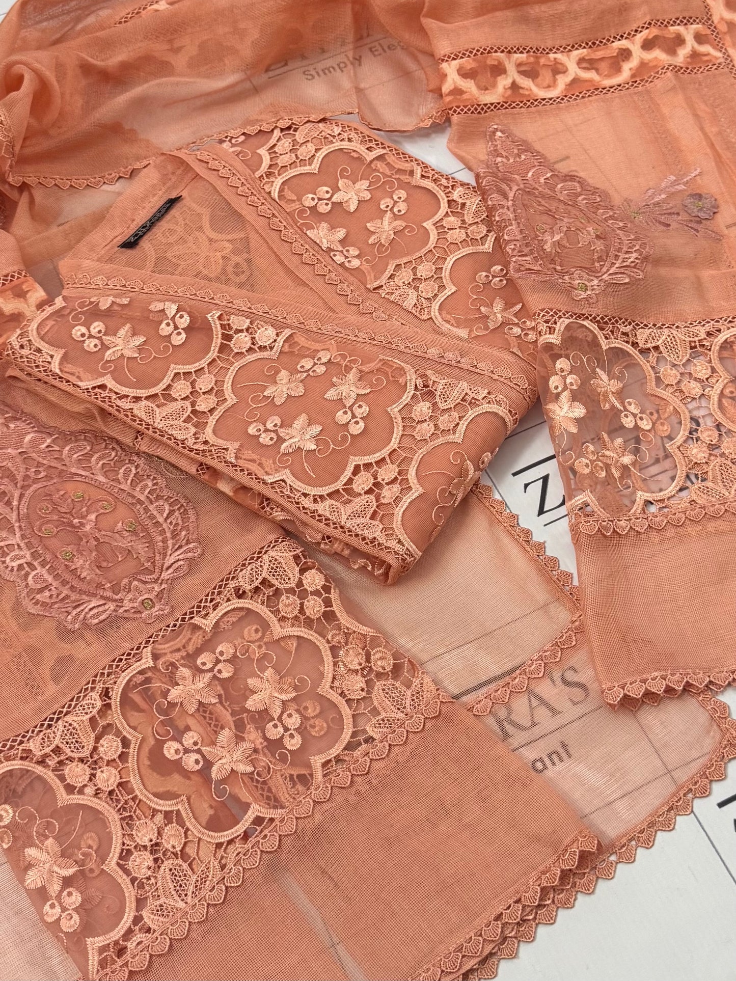 Peachy Pink Noor 2pc