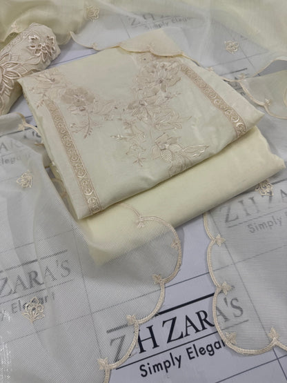 Ivory Cream Coral 3pc