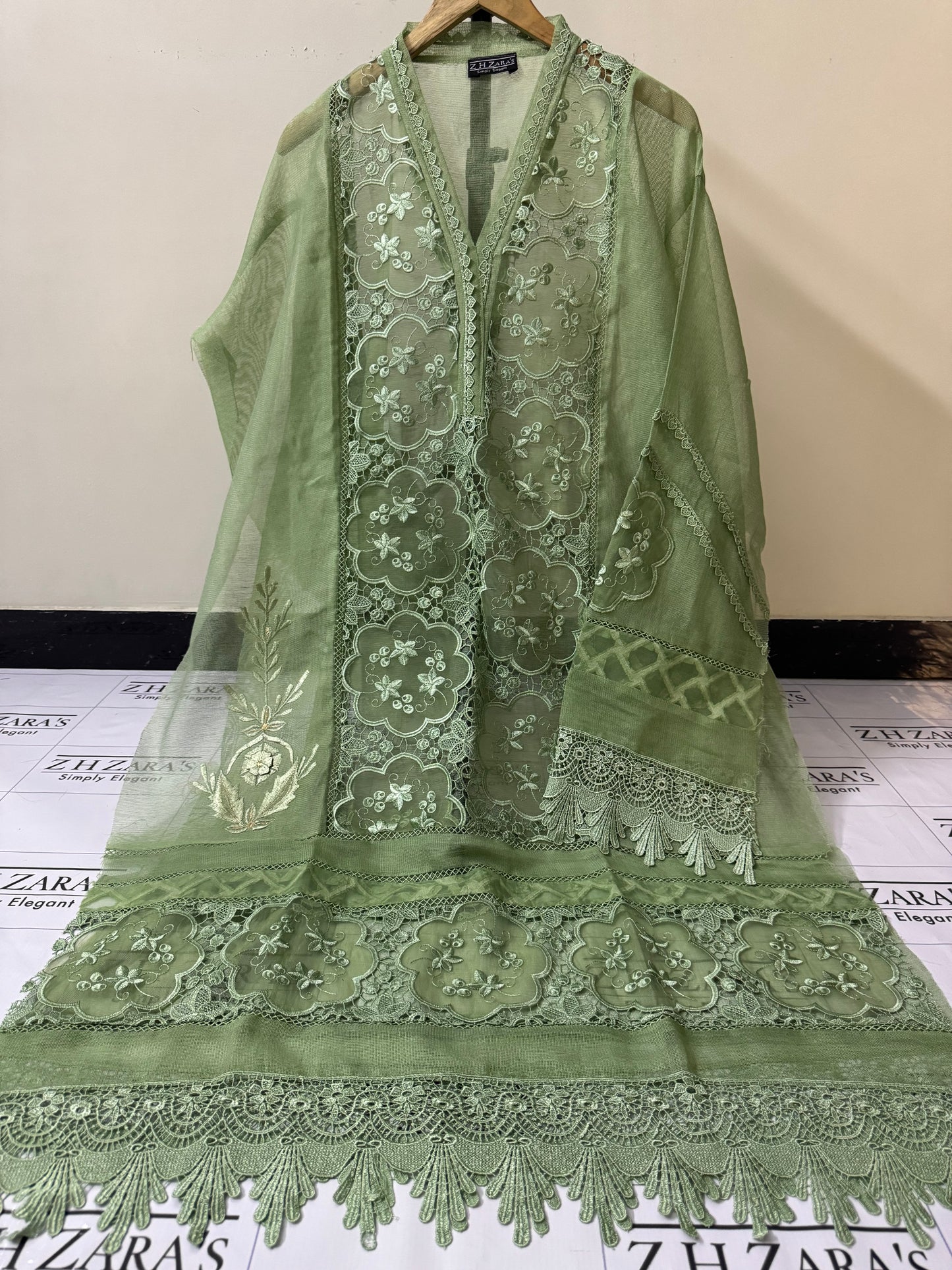 Apple Mint Green Noor 2pc
