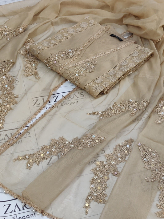 Coffee V2 Cutwork Handwork 2pc