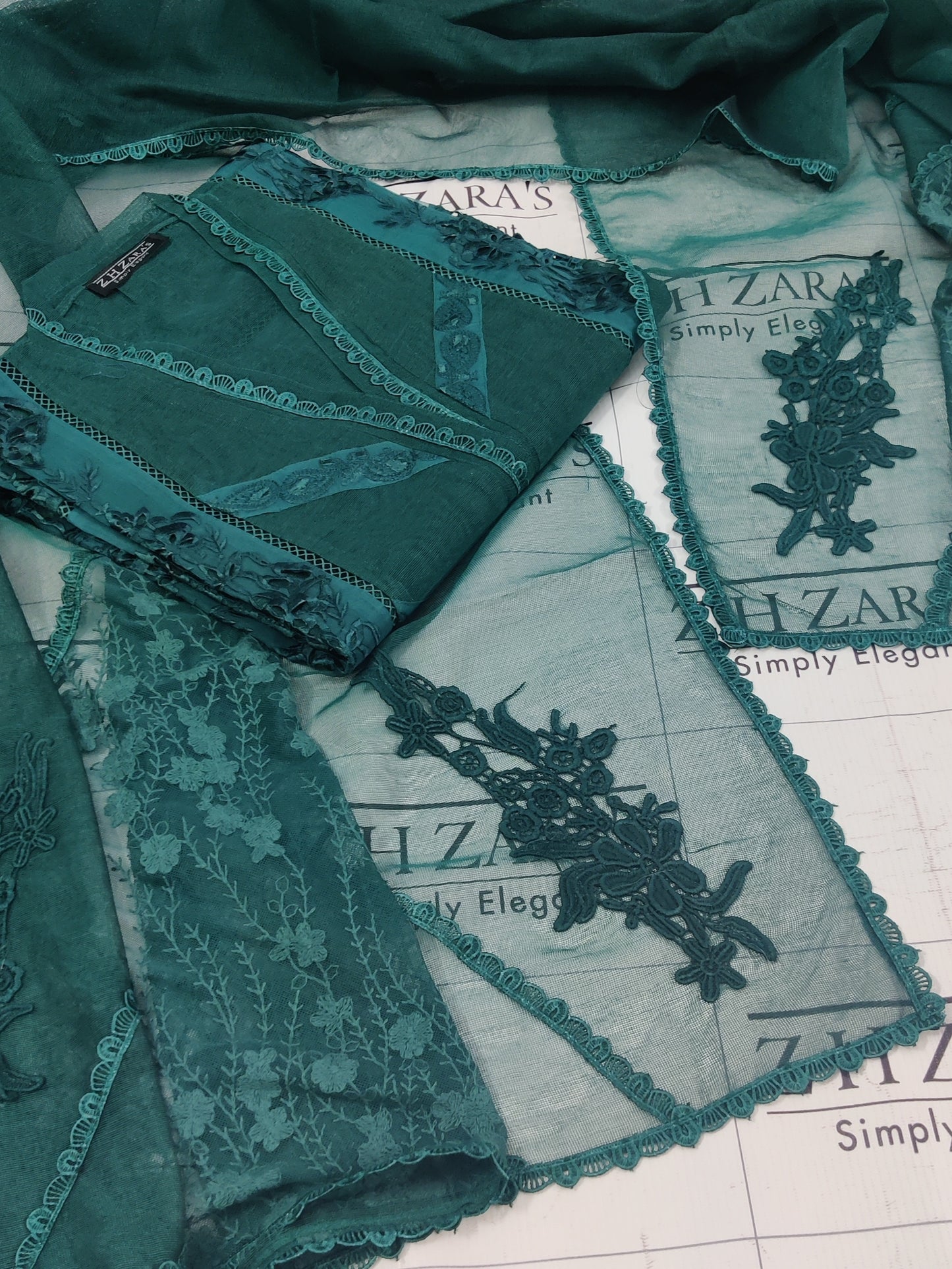 Emerald Green Noura 2pc
