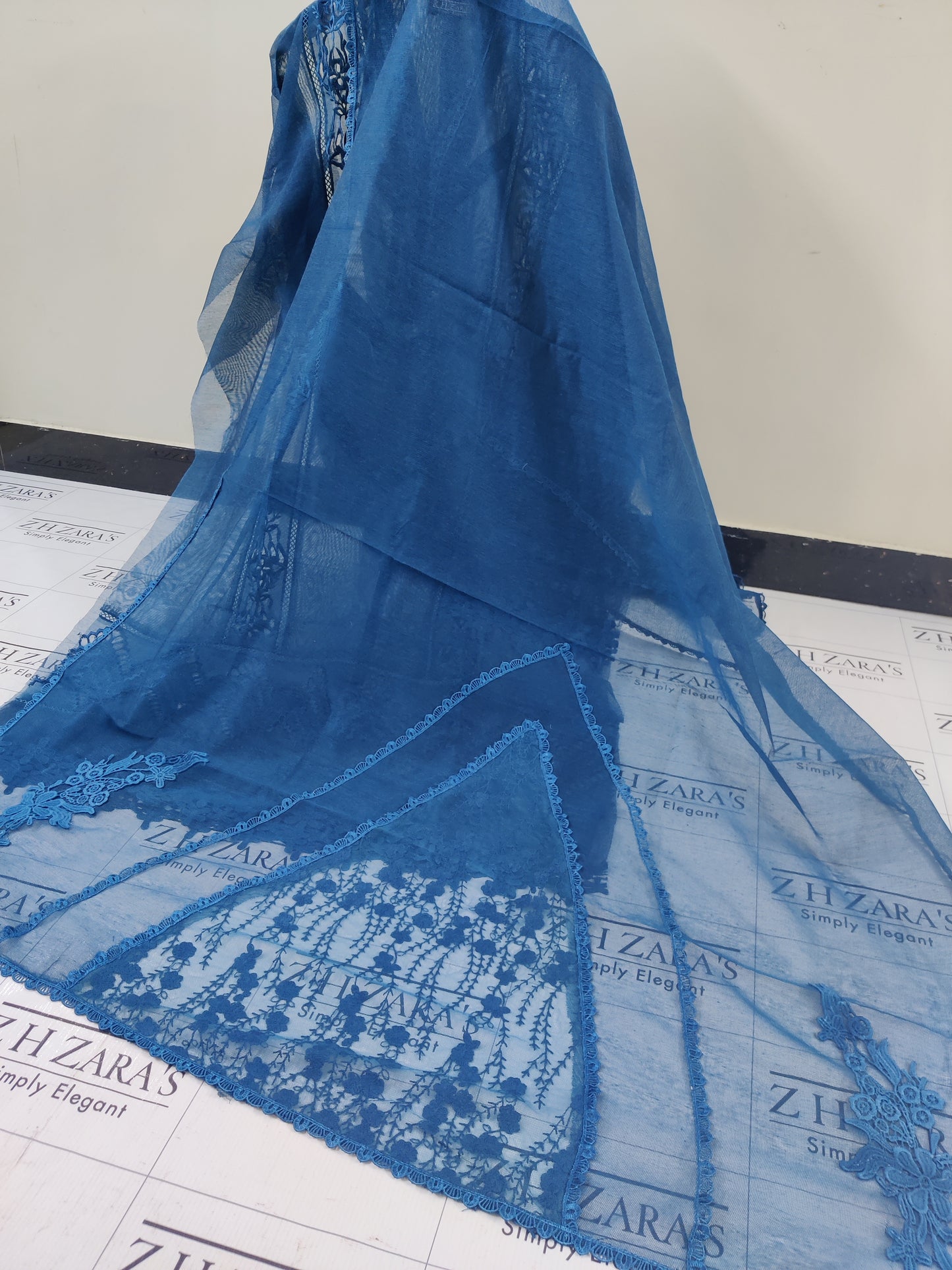 Peacock Blue Noura 2pc