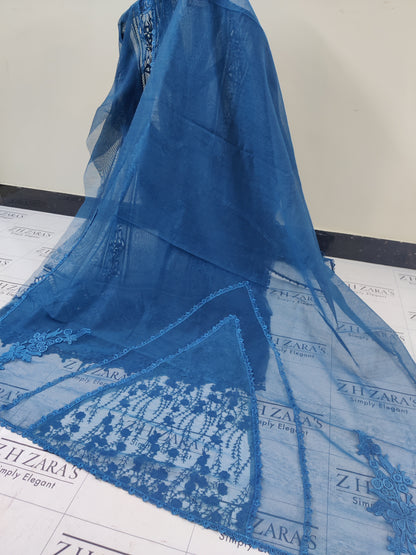 Peacock Blue Noura 2pc