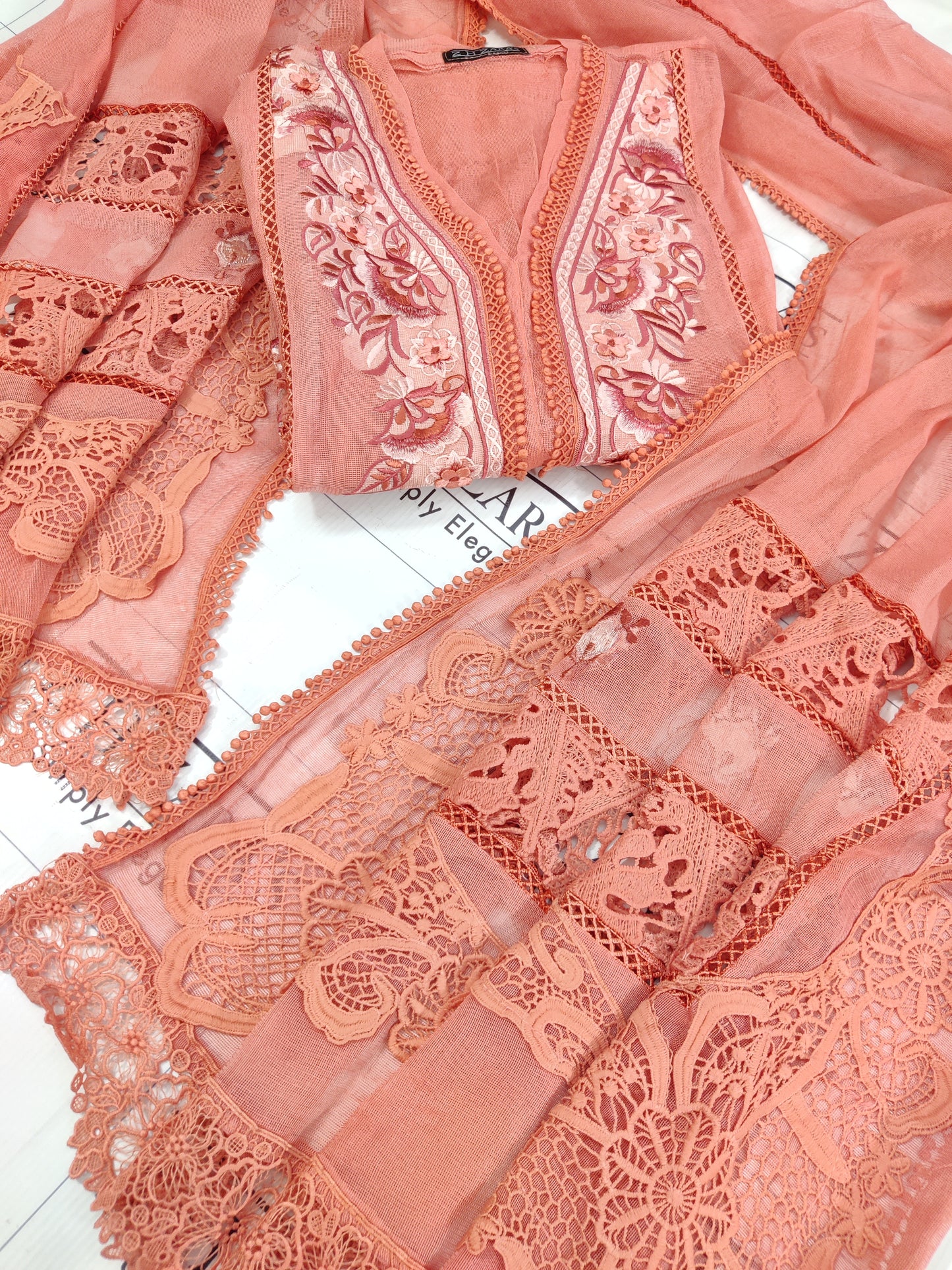 Mud Peach Shaahi 3pc