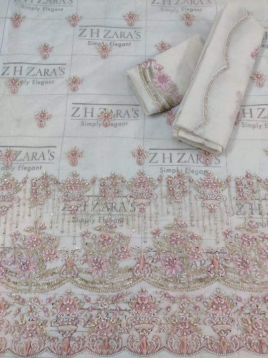 Vintage Ivory Hand Embellished