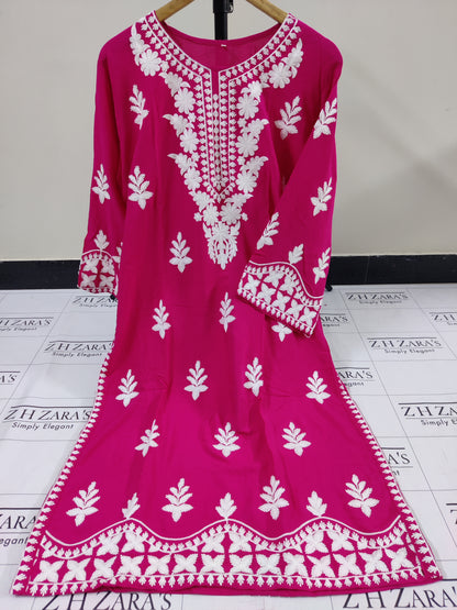 Hot Pink Co-Ord Set Stitched
