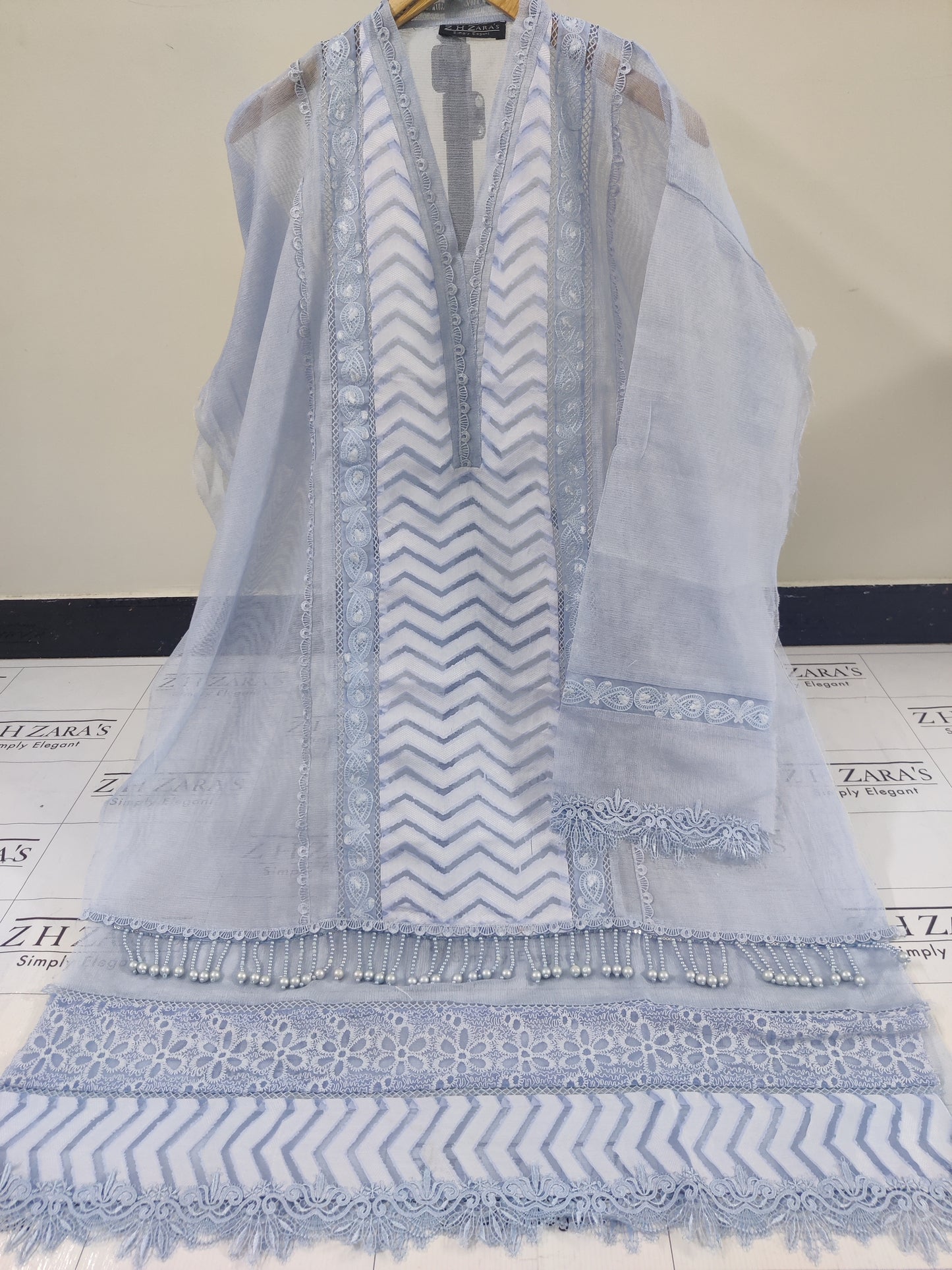 Ice Blue Roohi 2pc
