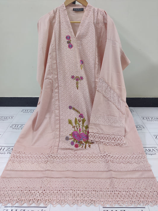 Soft Tea Pink Daisy 3pc