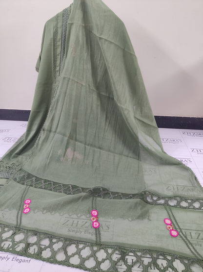 Olive Green Daisy 3pc