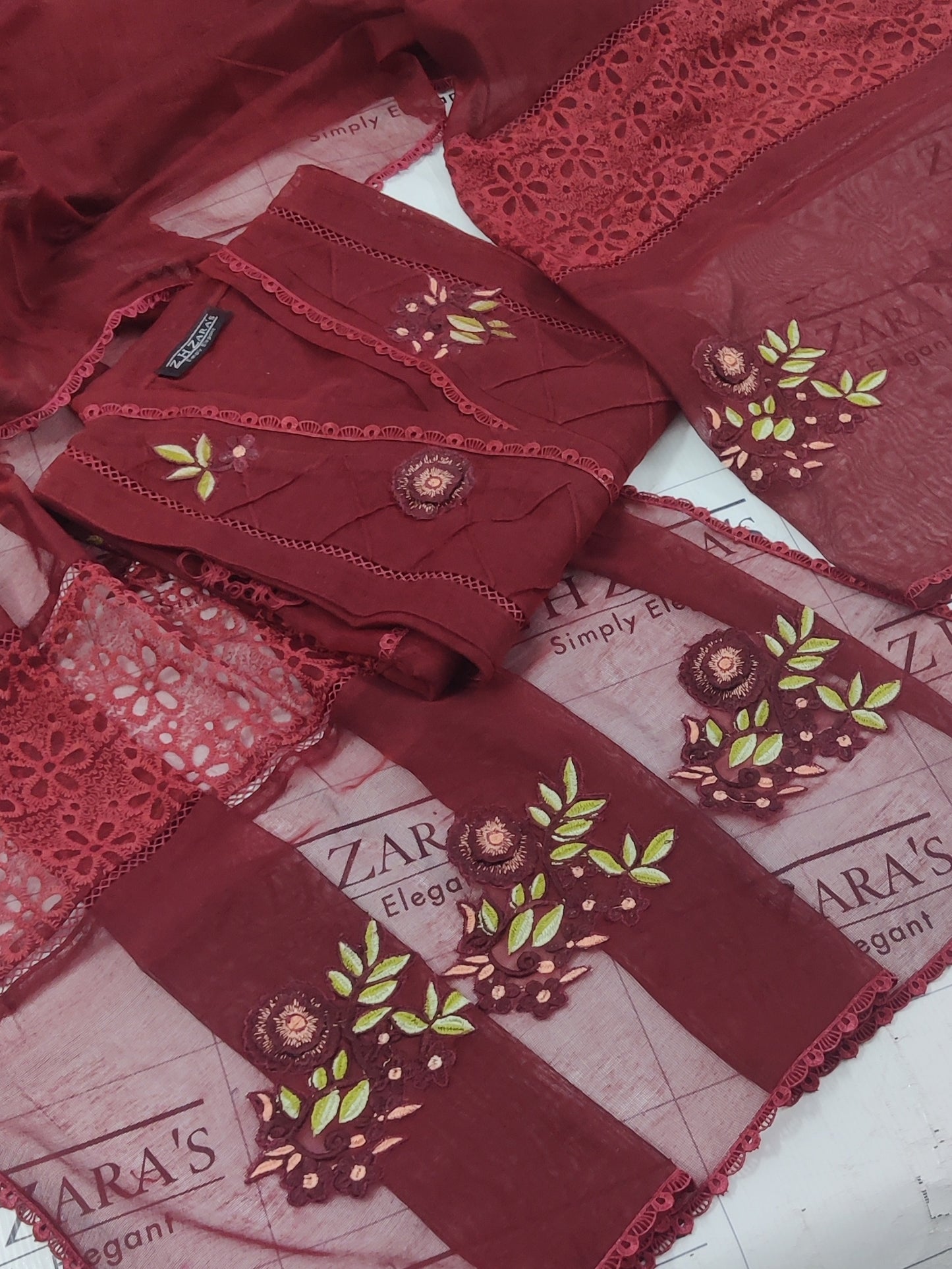 Maroon Saiyaara 2pc