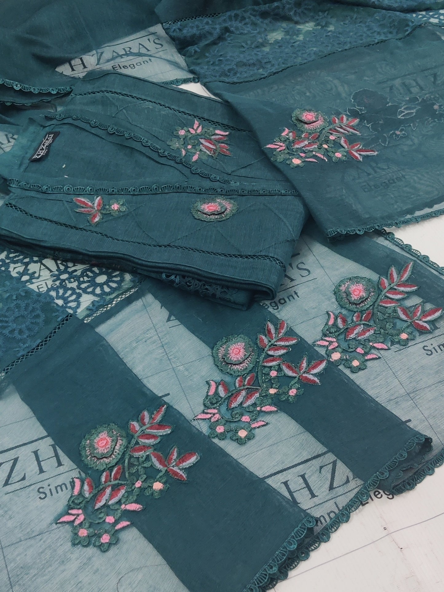 Peacock Green Saiyaara 2pc