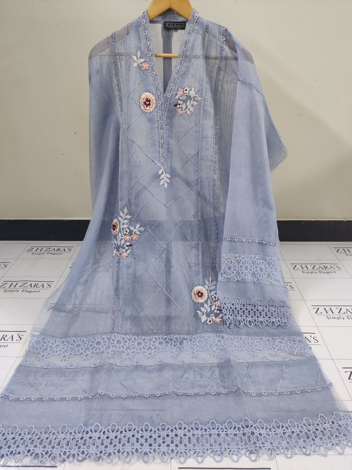 Greyish Blue Saiyaara 2pc