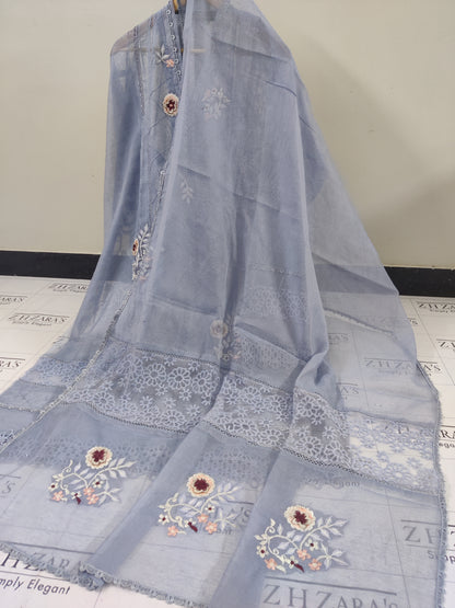 Greyish Blue Saiyaara 2pc