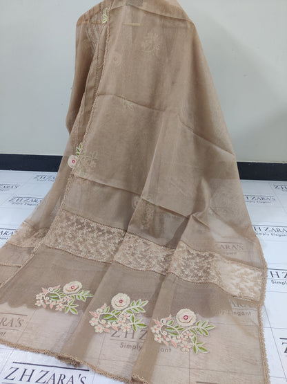 Coffee Brown Saiyaara 2pc