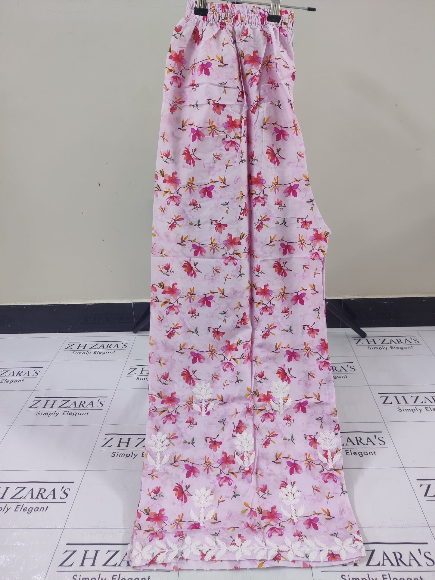 Soft Pink EMB Co-Ord Set Stitched