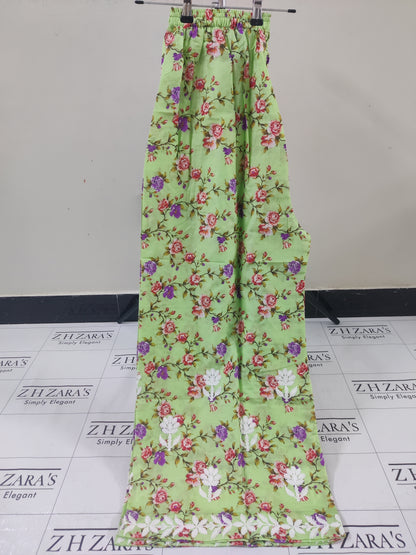 Apple Green EMB Co-Ord Set Stitched