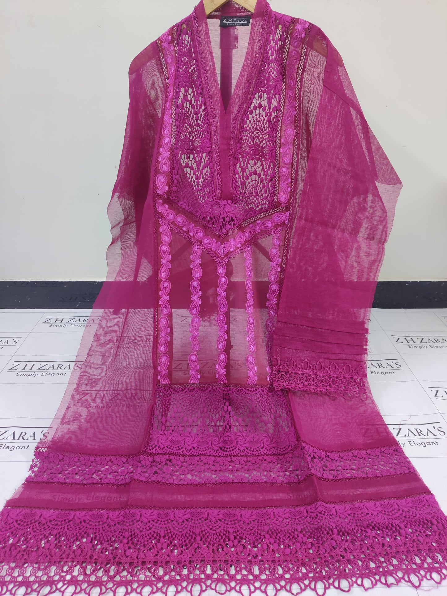 Hot Pink Sapphire 2pc