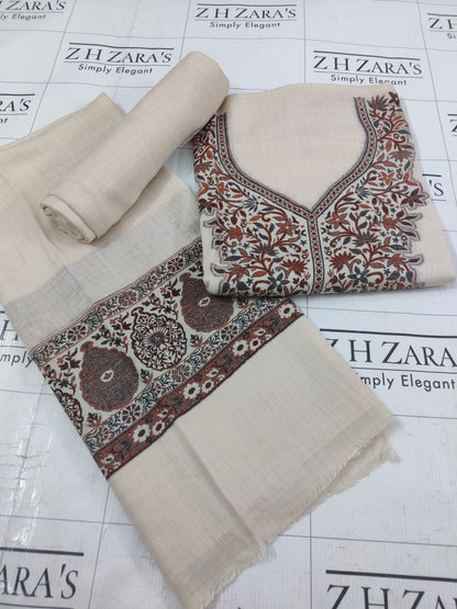 Foan Ivory Kani Pashmina 3pc