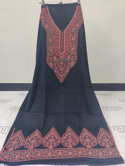 Black Gala Kani Pashmina 3pc