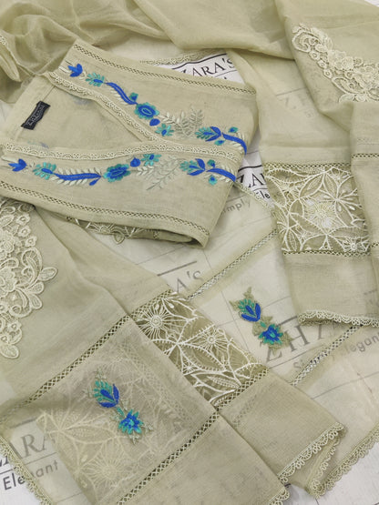 Olive Green Blossom 2pc