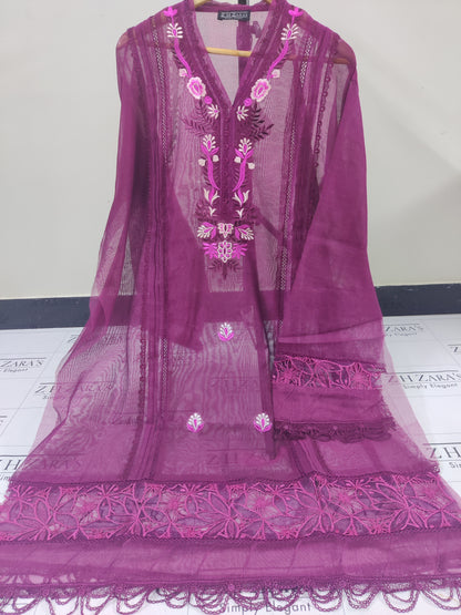 Hot Pink Blossom 2pc