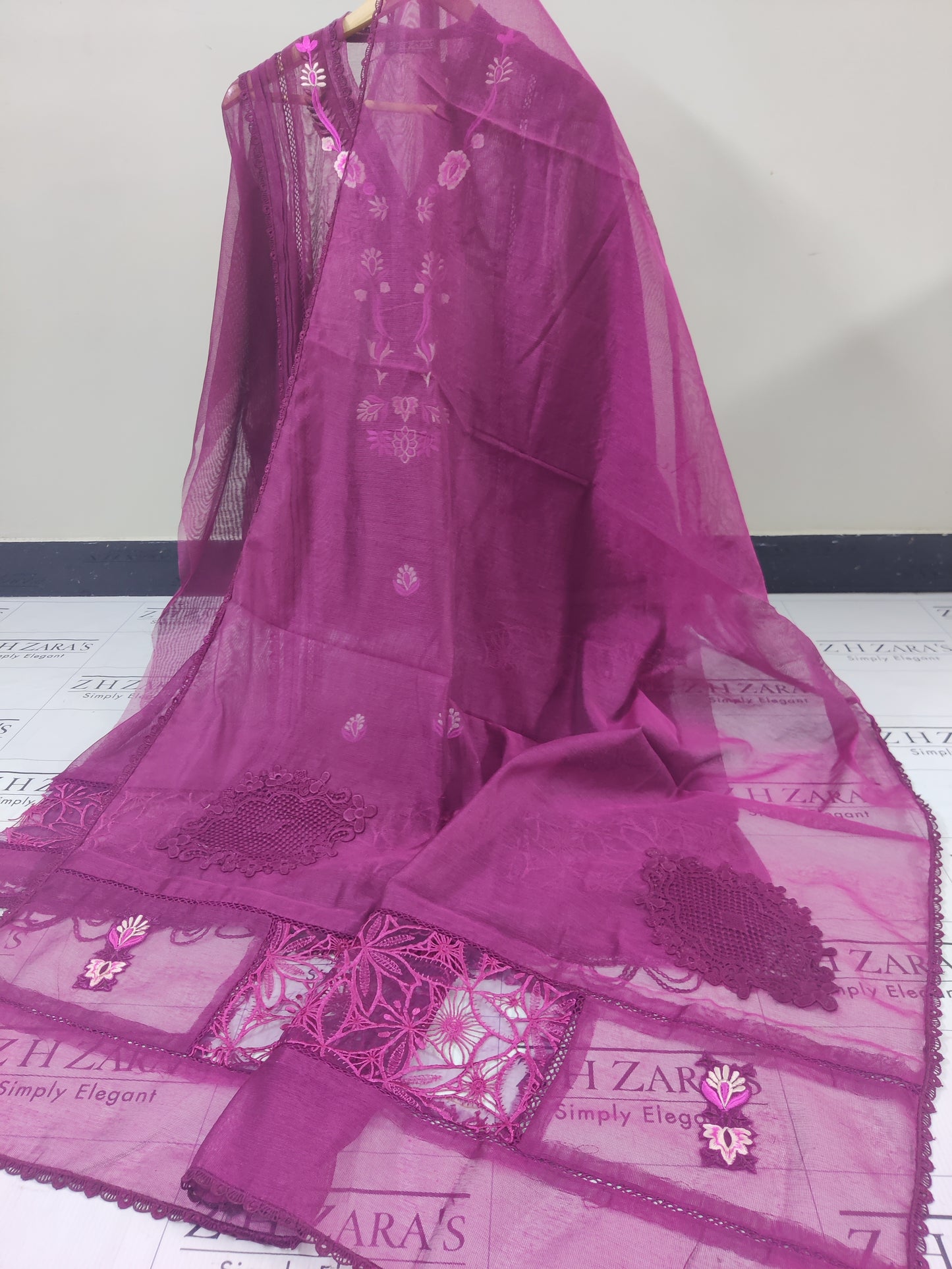 Hot Pink Blossom 2pc