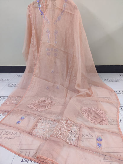 Peachy Pink Blossom 2pc