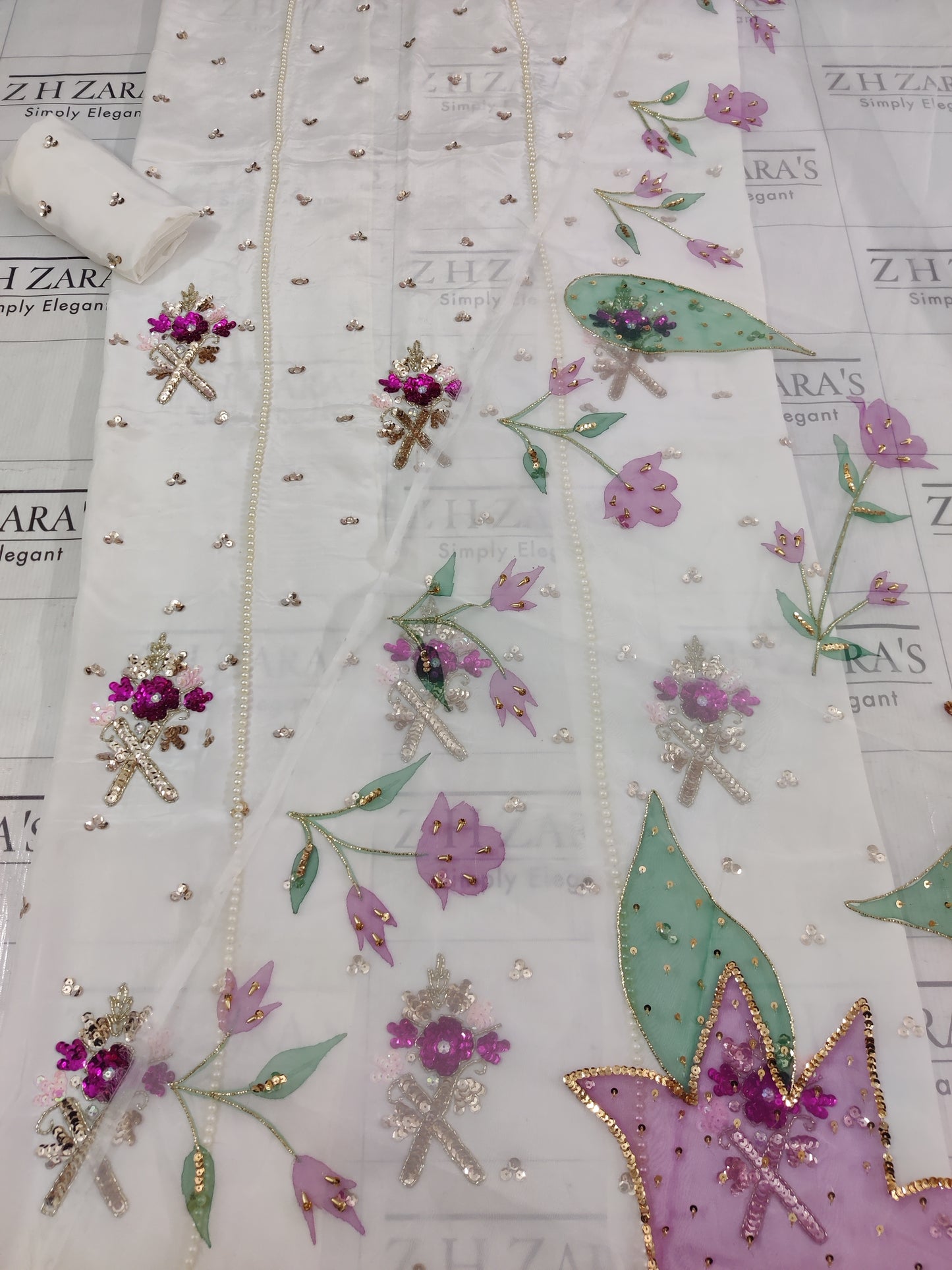 White Zareen V2 3pc