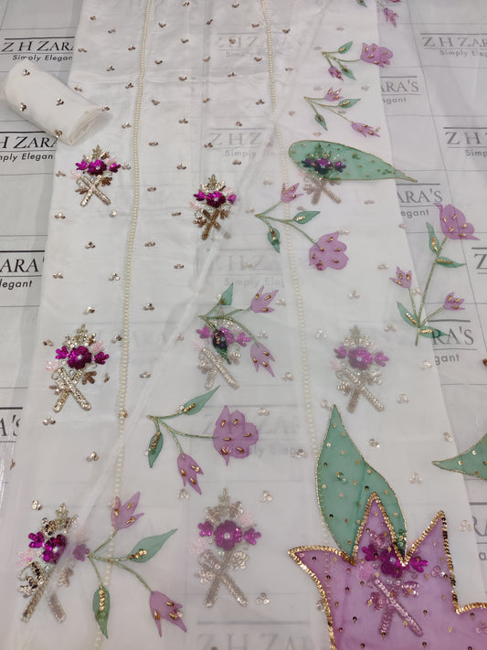 White Zareen V2 3pc