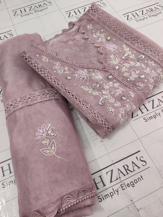 Onion Purple Pearls & Beads 2pc