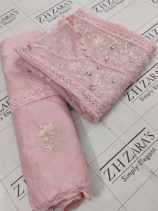 Pink Pearls & Beads 2pc