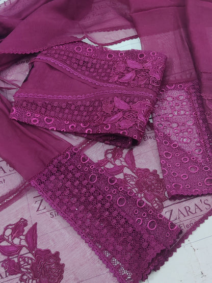 Magenta Hot Pink Premium Crochet 2pc