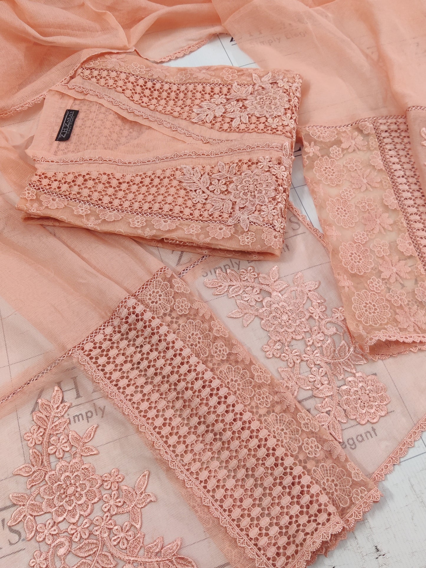 Peach Premium Crochet 2pc