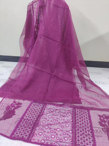 Magenta Hot Pink Premium Crochet 2pc